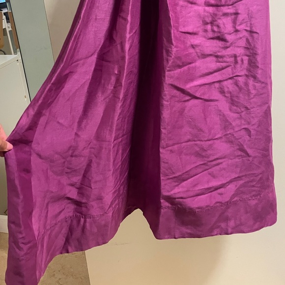 AJE Chateau Cut Out Dress in Fuchsia - Picture 9 of 10